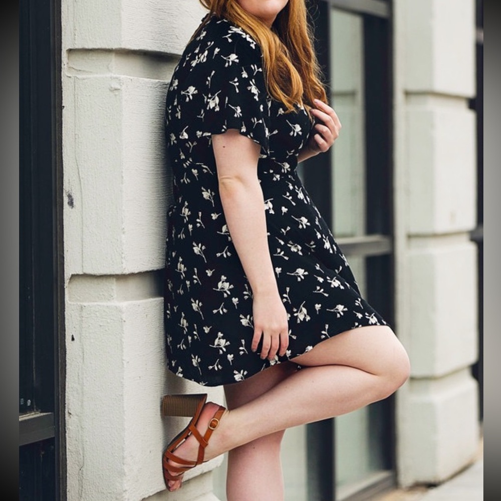 Black Floral Dress